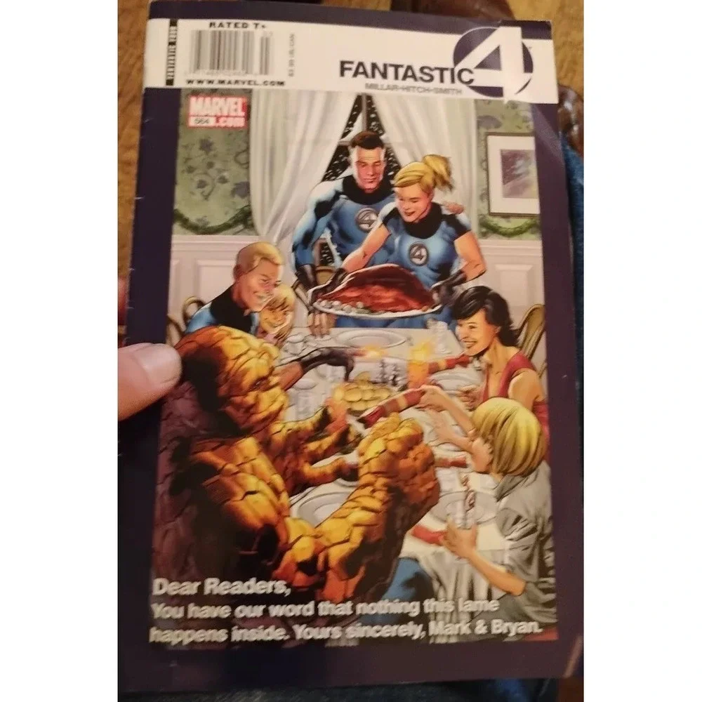 Fantastic Four Comic 564 Cover A First Print‎ 2009 Mark Millar Bryan Hitch Smith
